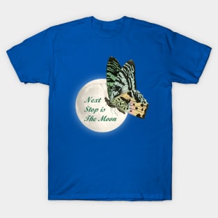 Moth and Moon - Next Stop is the Moon T-Shirt